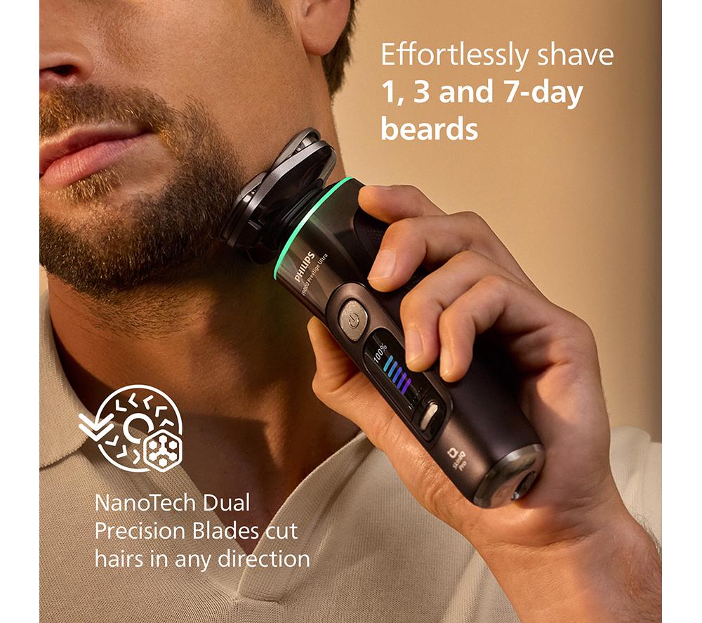 PHILIPS i9000 XP9405/11 Prestige Ultra Wet & Dry Rotary Shaver - Black Gradient