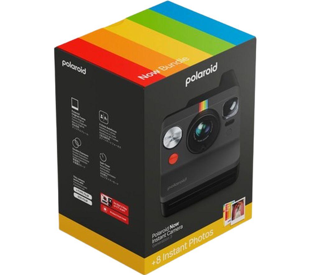 POLAROID Now Generation 3 Instant Camera Everything Box - Black