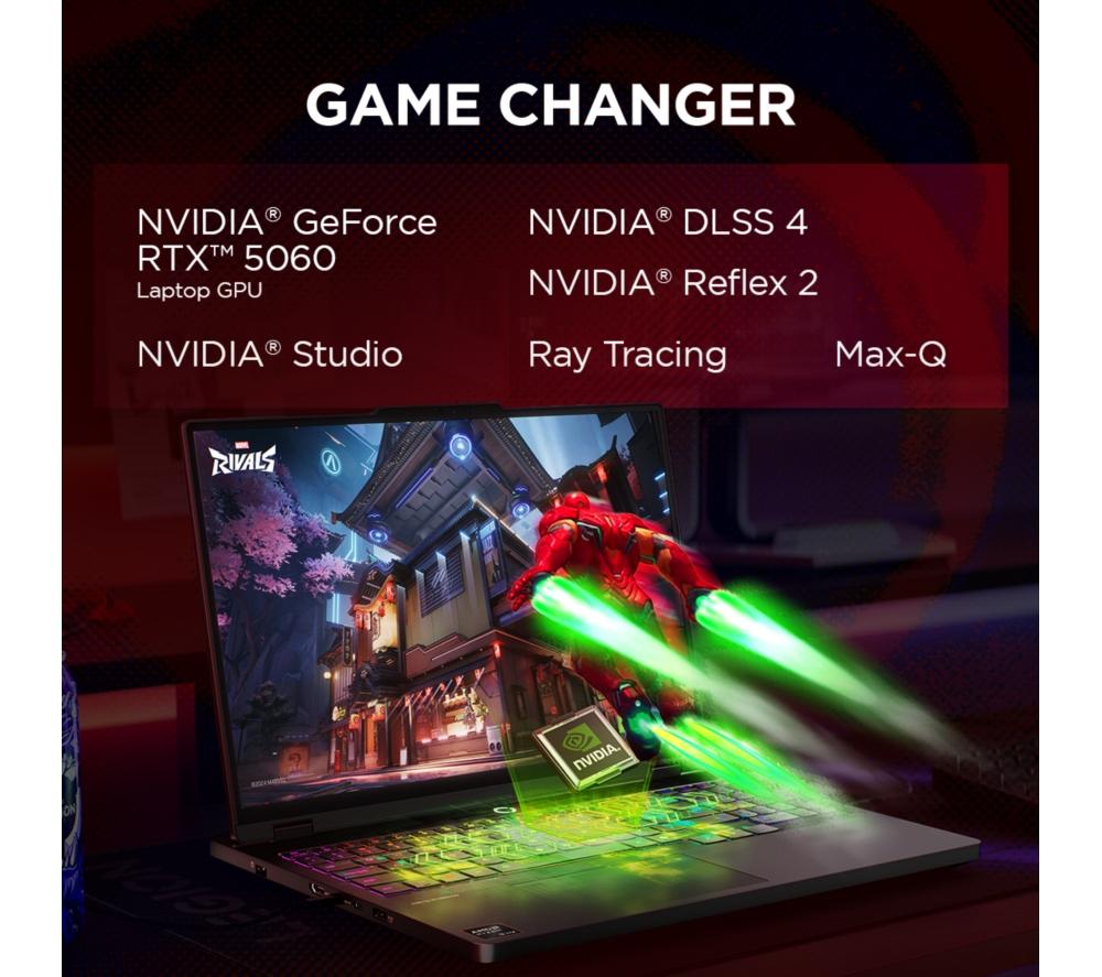 LENOVO Legion Pro 5 16" Gaming Laptop - AMD Ryzen 9, RTX 5060, 1 TB SSD