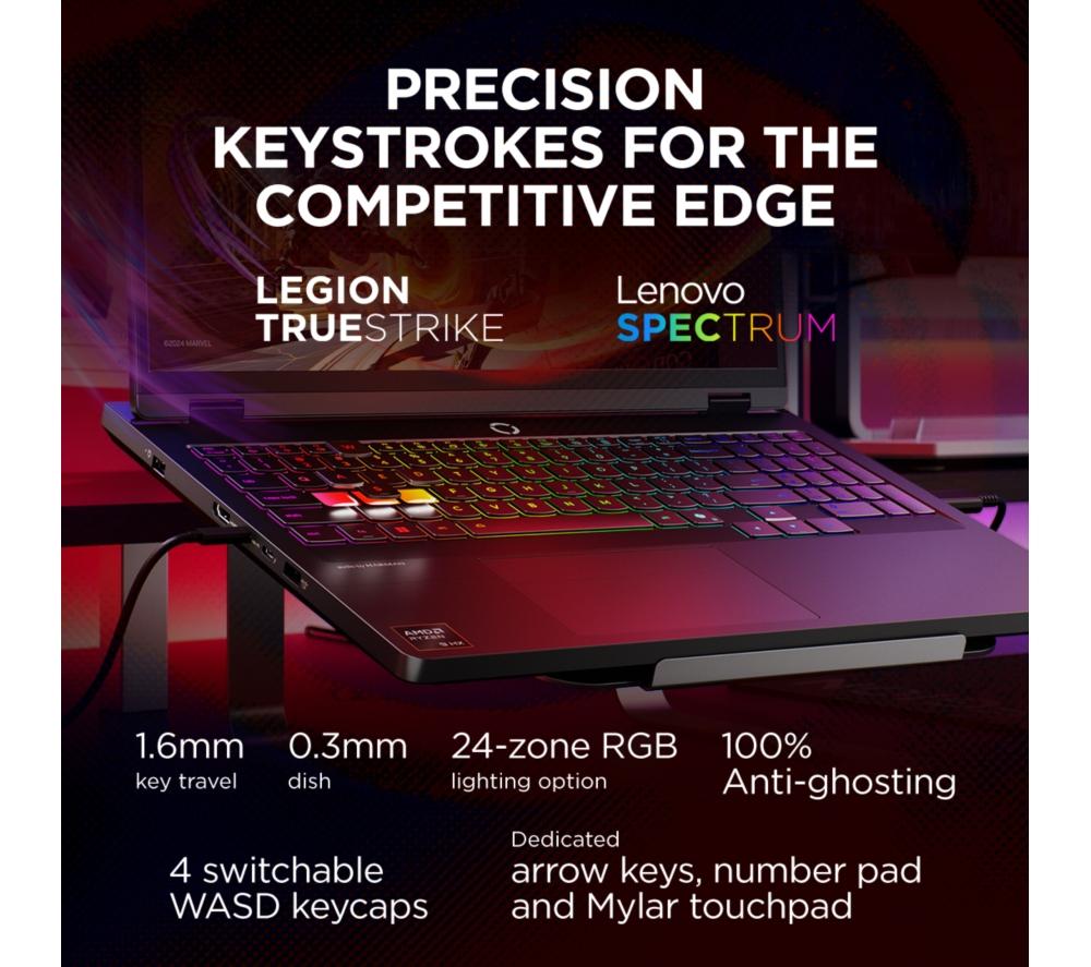 LENOVO Legion Pro 5 16" Gaming Laptop - AMD Ryzen 9, RTX 5070, 1 TB SSD