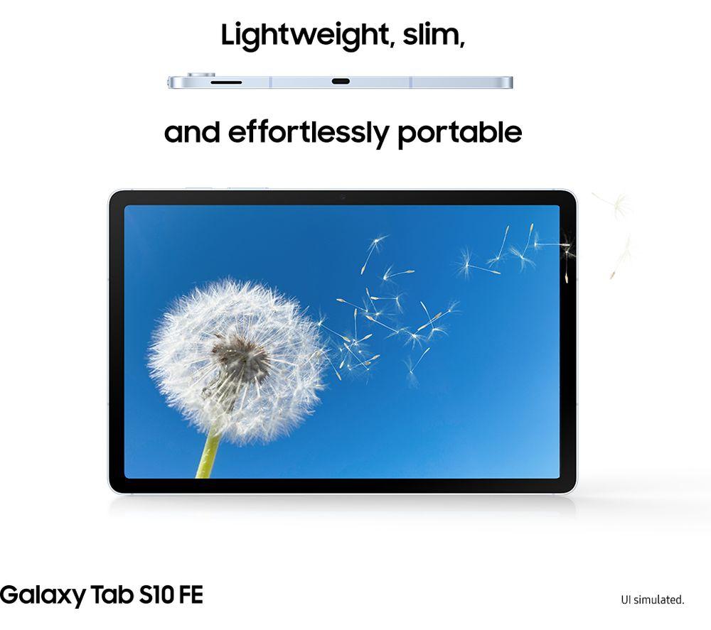 SAMSUNG Galaxy Tab S10 FE 10.9" Tablet - 256 GB, Blue