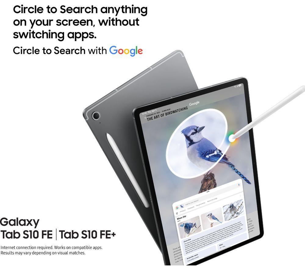 SAMSUNG Galaxy Tab S10 FE+ 13.1" Tablet - 256 GB, Blue