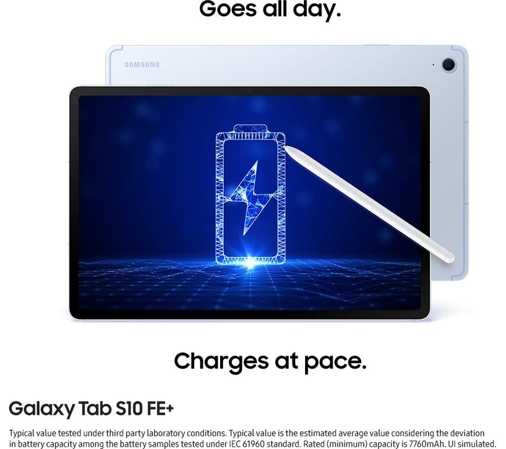 SAMSUNG Galaxy Tab S10 FE+ 13.1" Tablet - 256 GB, Silver