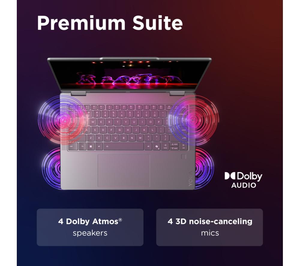 Portátil 2 en 1 LENOVO Yoga 7 de 14", Copilot+ PC - Intel® Core™ Ultra 5, SSD de 512 GB, Gris Luna