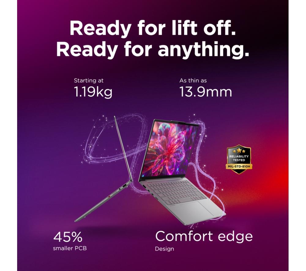 Portátil LENOVO Yoga Slim 7 Aura Edition 14", Copilot+ PC - Intel® Core™ Ultra 5, 512 GB SSD, Gris