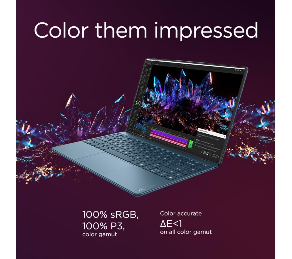 Portátil LENOVO Yoga Slim 9 de 14", PC Copilot+ - Intel® Core™ Ultra 7, SSD de 1 TB, Teal