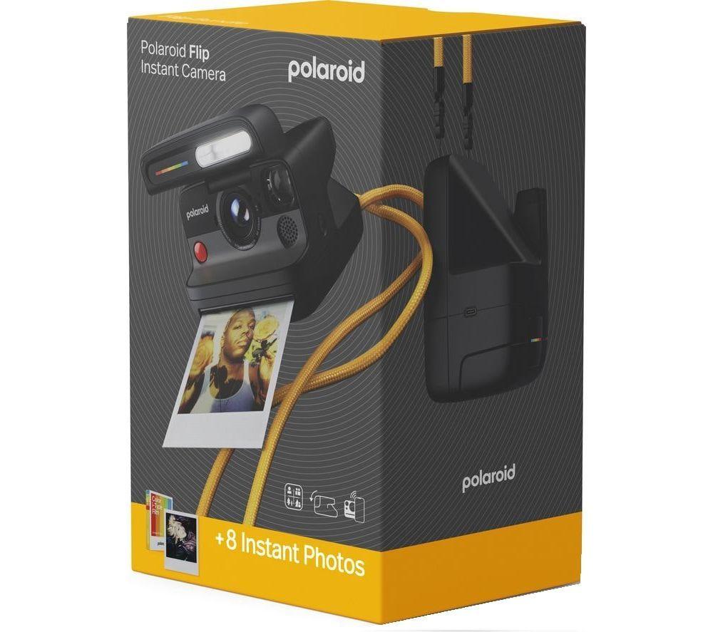 Caja Todo Incluido de la Cámara Instantánea Polaroid Flip - Negra
