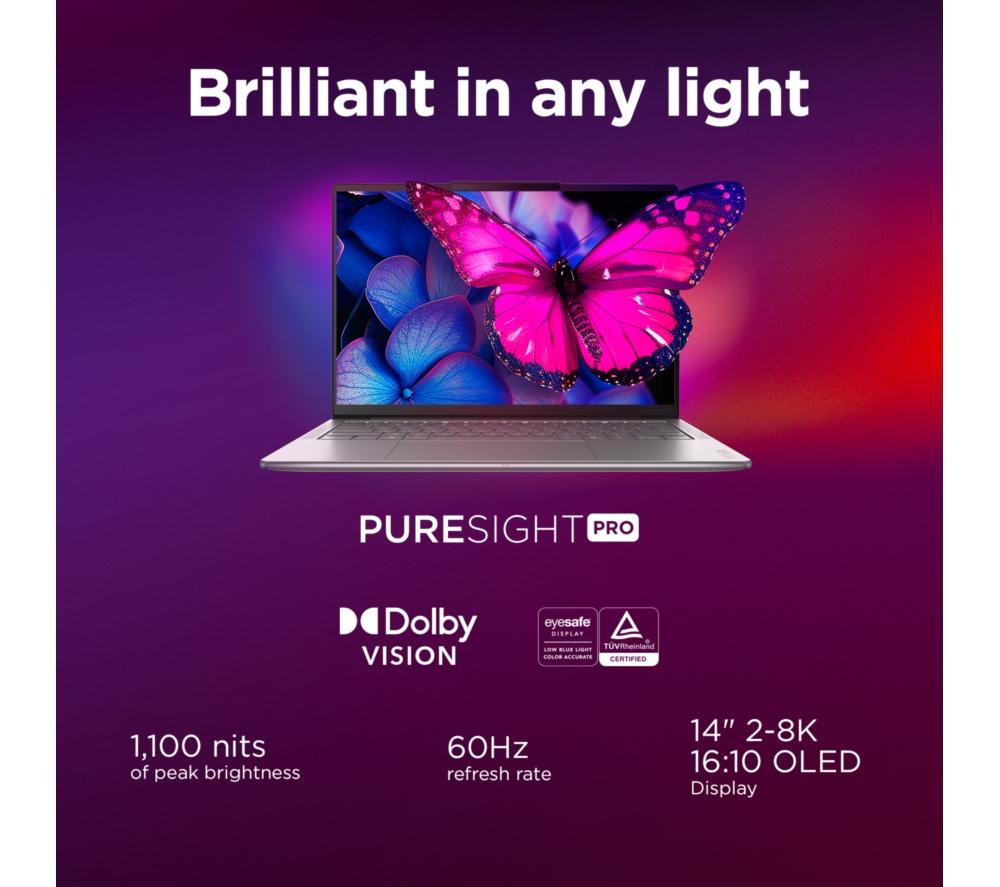 LENOVO Yoga Slim 7 14" Laptop, Copilot+ PC - Intel® Core™ Ultra 7, 1 TB SSD, Grey