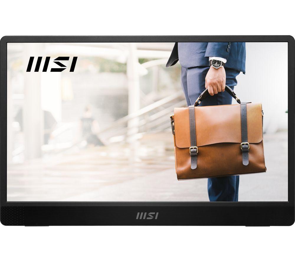 Monitor portátil MSI PRO MP161 E2U Full HD de 15.6" IPS LCD - Negro