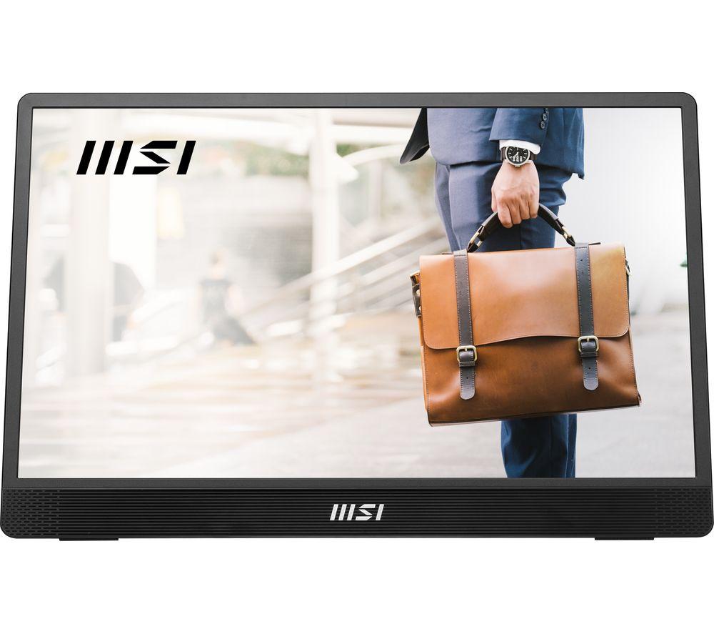 Monitor portátil MSI PRO MP161 E2U Full HD de 15.6" IPS LCD - Negro