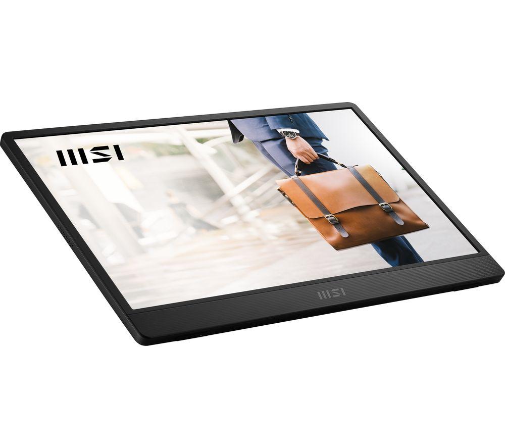 Monitor portátil MSI PRO MP161 E2U Full HD de 15.6" IPS LCD - Negro