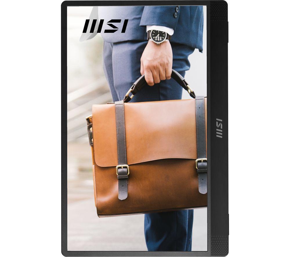 Monitor portátil MSI PRO MP161 E2U Full HD de 15.6" IPS LCD - Negro