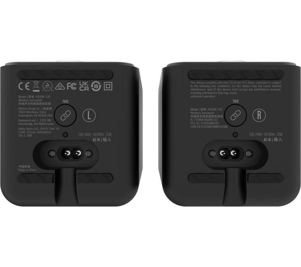 Altavoces inalámbricos KLIPSCH Flexus Surr 100 - Vinilo negro ébano