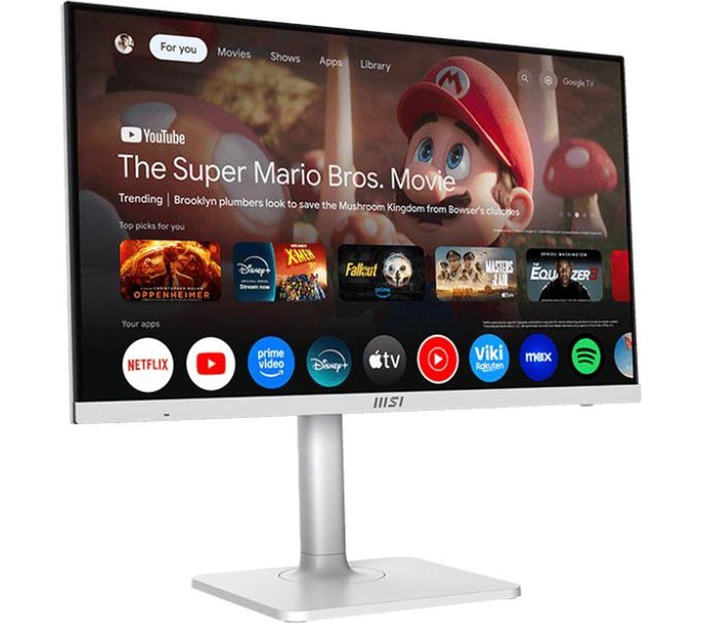 Monitor LED MSI Modern MD272UPSW 4K Ultra HD de 27" - Blanco