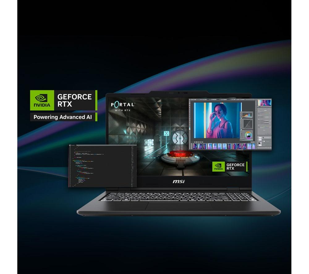 MSI VenturePro 15 AI 15.6" Laptop - Intel® Core™ Ultra 5, RTX 3050, 512 GB SSD, Grey