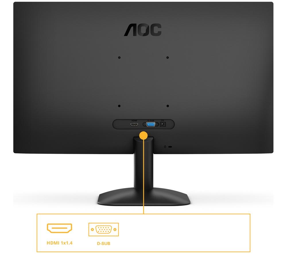 Monitor LED AOC 24B31H Full HD de 24" - Negro