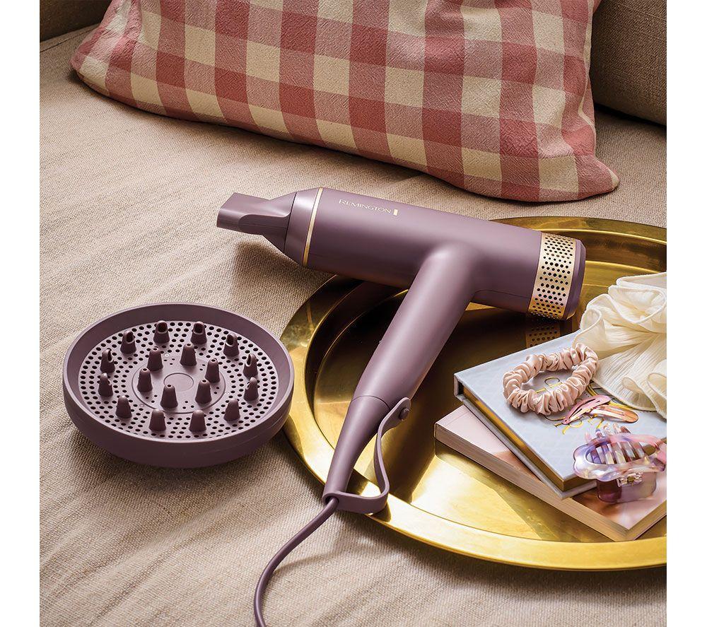 REMINGTON AIRvive Digital Hair Dryer - Mauve & Gold