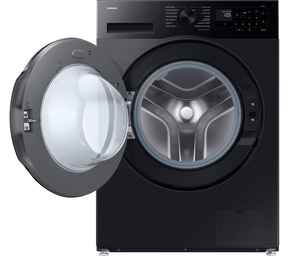 SAMSUNG Serie 5 AI Energy Ecobubble WD90DG5G34BBEU Lavadora-secadora inteligente de 9 kg - Negro