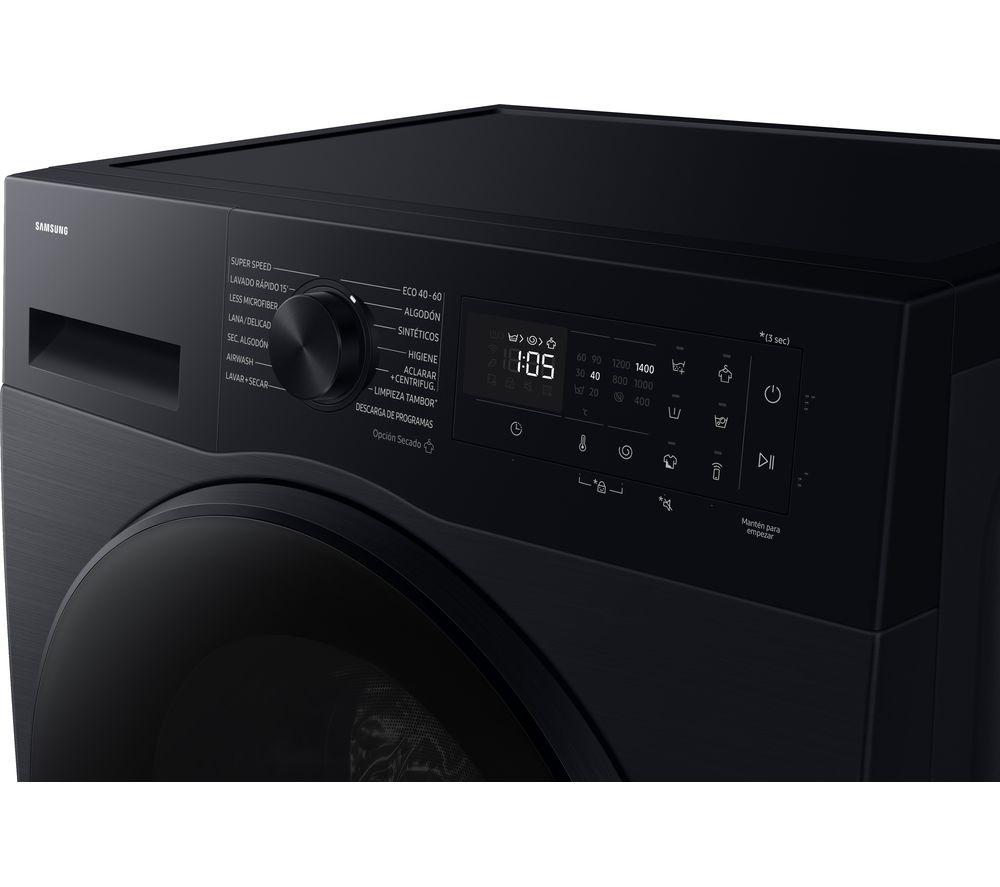 SAMSUNG Series 5 AI Energy Ecobubble WD90DG5G34BBEU WiFi-enabled 9 kg Washer Dryer - Black