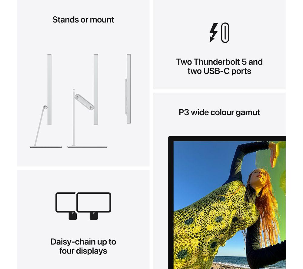 APPLE 5K Retina 27" Studio Display - Vidrio nanotexturizado, adaptador de montaje VESA