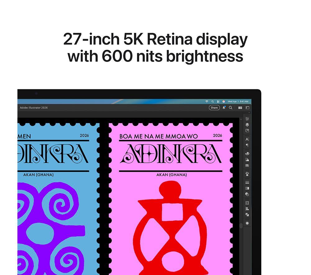 APPLE 5K Retina 27" Studio Display - Vidrio nanotexturizado, adaptador de montaje VESA