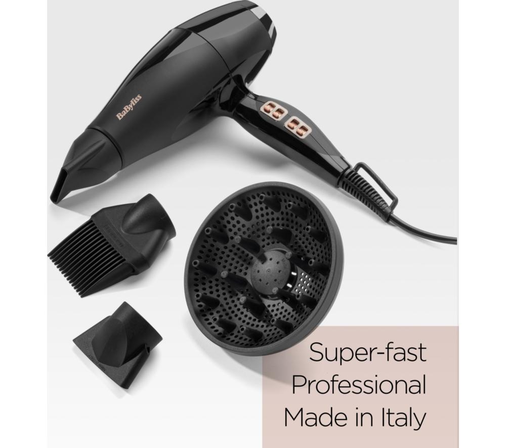 BABYLISS Professional 2300 Styler Hair Dryer - Black