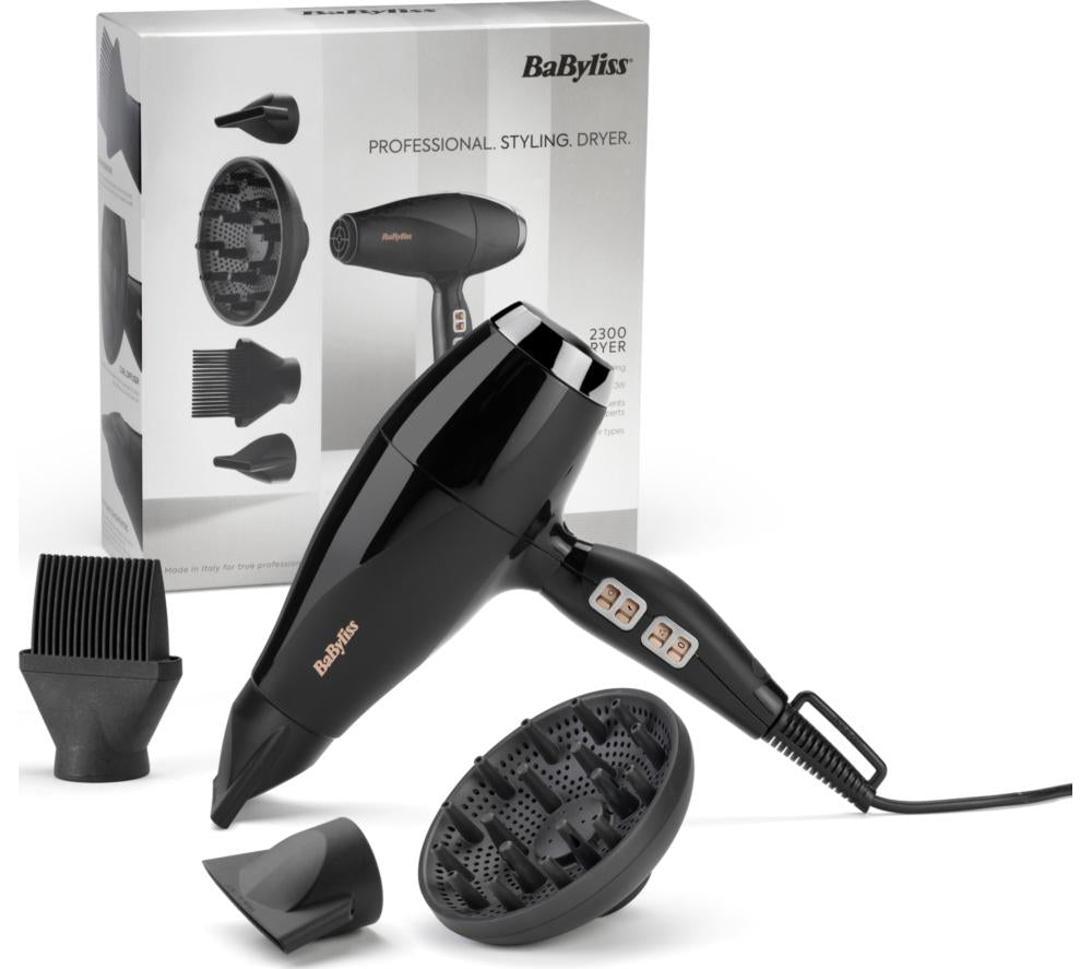 BABYLISS Professional 2300 Styler Hair Dryer - Black