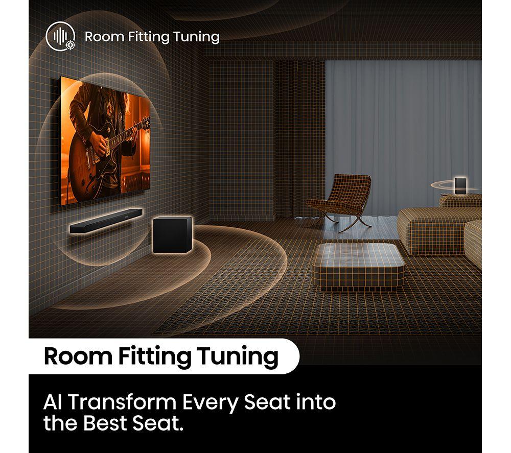 Barra de sonido inalámbrica HISENSE AX5140Q 5.1.4 con Dolby Atmos