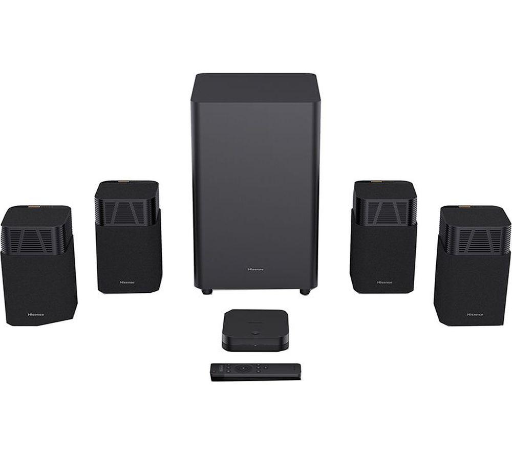 HISENSE HT Saturn 4.1.2 Wireless Sound Bar with Dolby Atmos & DTS Virtual:X