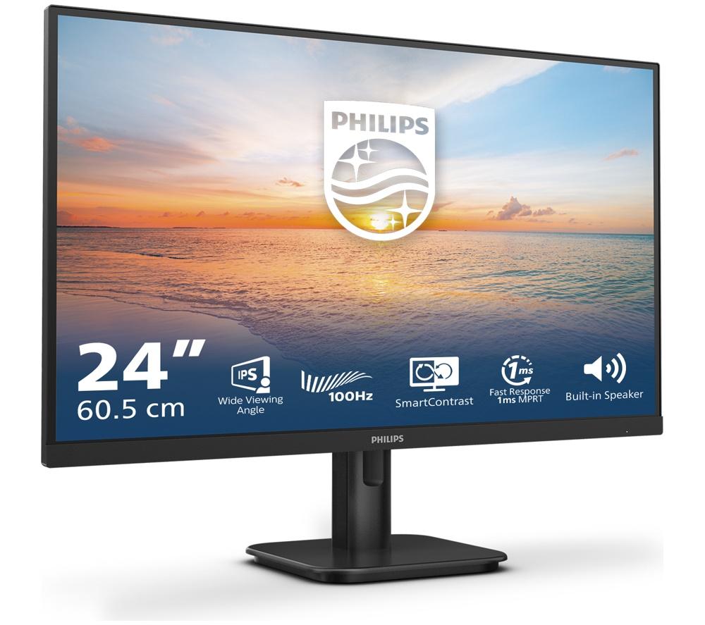 Monitor IPS PHILIPS 24E1N1200A Full HD de 24" - Negro
