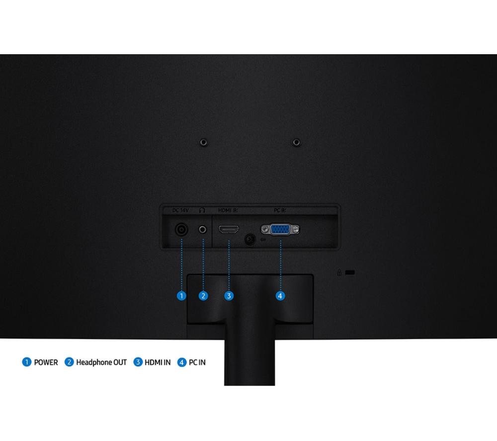 Monitor VA LCD Curvo Full HD de 32" SAMSUNG LS32D396GAUXXU - Negro