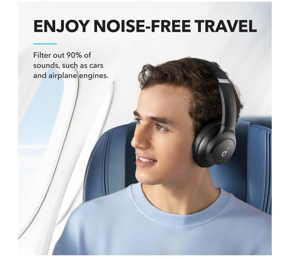 SOUNDCORE Q21i Wireless Bluetooth Noise-Cancelling Headphones - Black