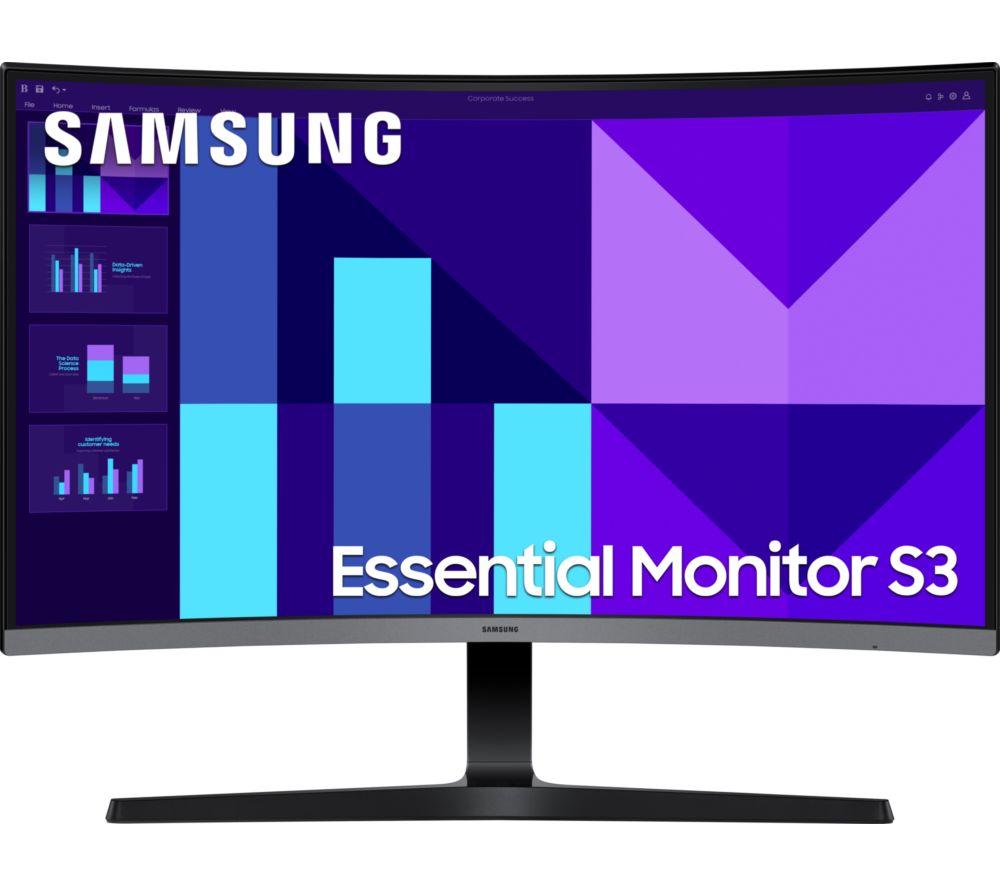Monitor LCD VA curvo Full HD SAMSUNG LS27D396GAUXXU de 27" - Negro