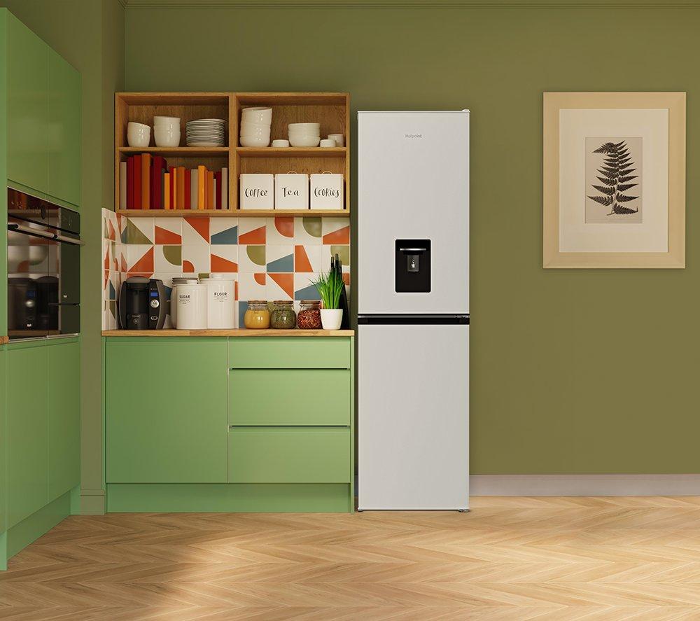 HOTPOINT No Frost HPKH 1261W W4UK Frigorífico Combi 50/50 - Blanco