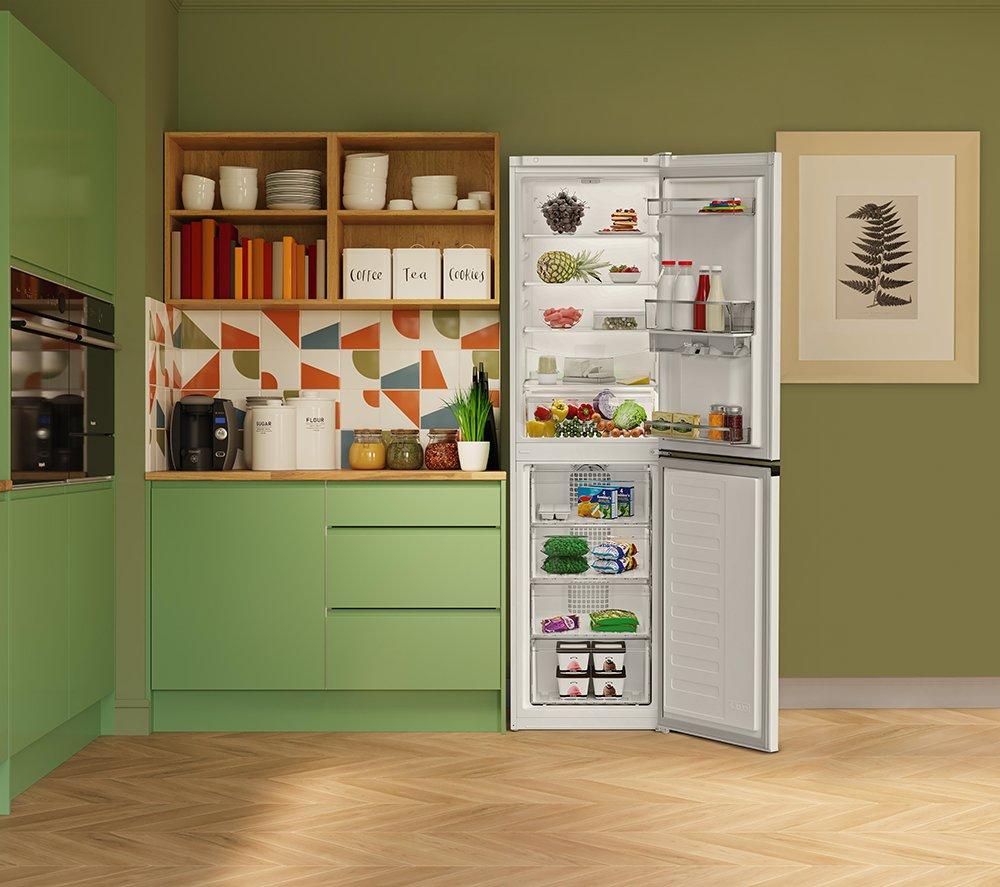 HOTPOINT No Frost HPKH 1261W W4UK Frigorífico Combi 50/50 - Blanco