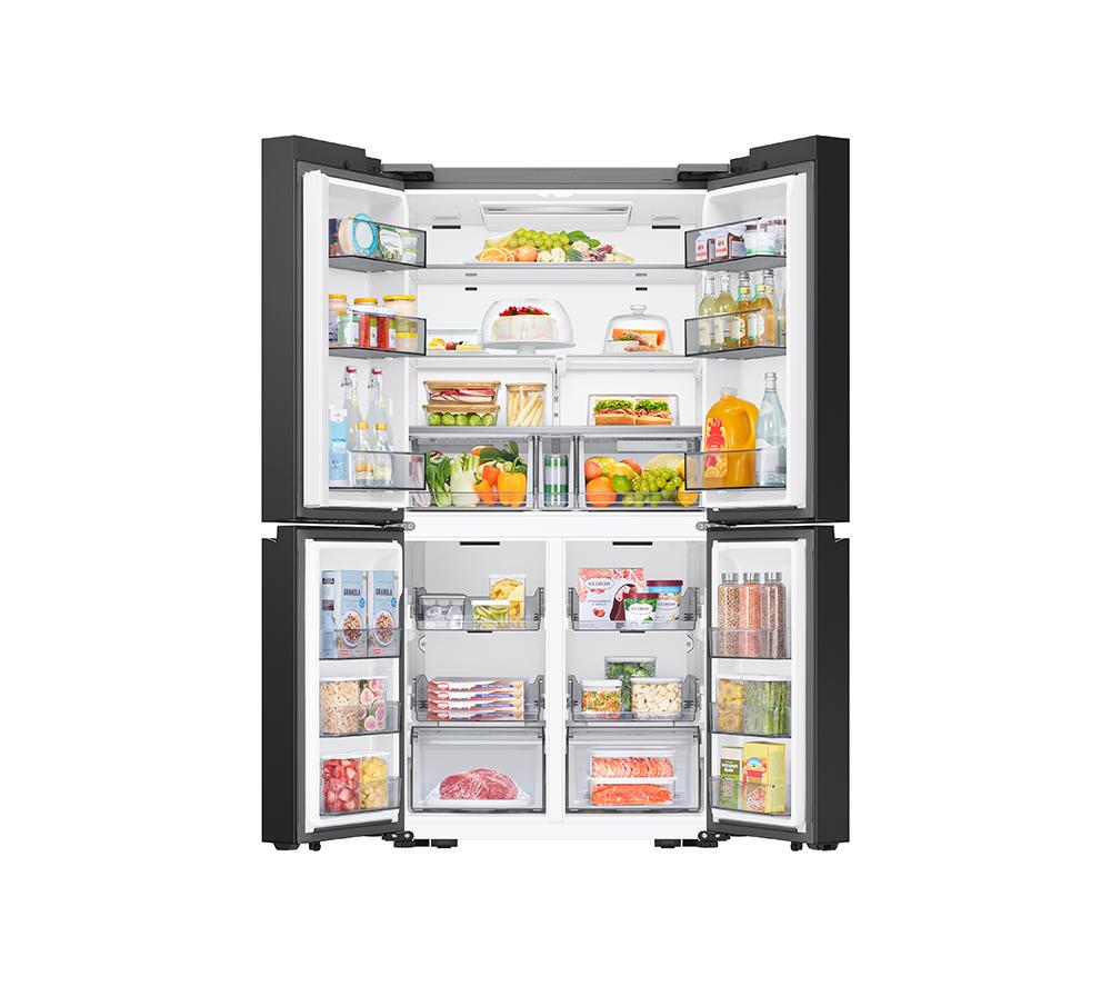 SAMSUNG Bespoke AI Series 8 SpaceMax RM70F67RDREU Frigorífico combi inteligente de 669 L - Acero inoxidable