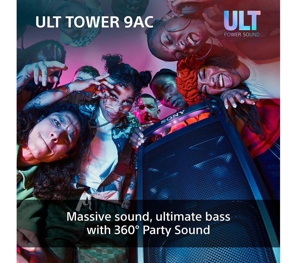 SONY ULT Tower 9AC Bluetooth Party Speaker - Black