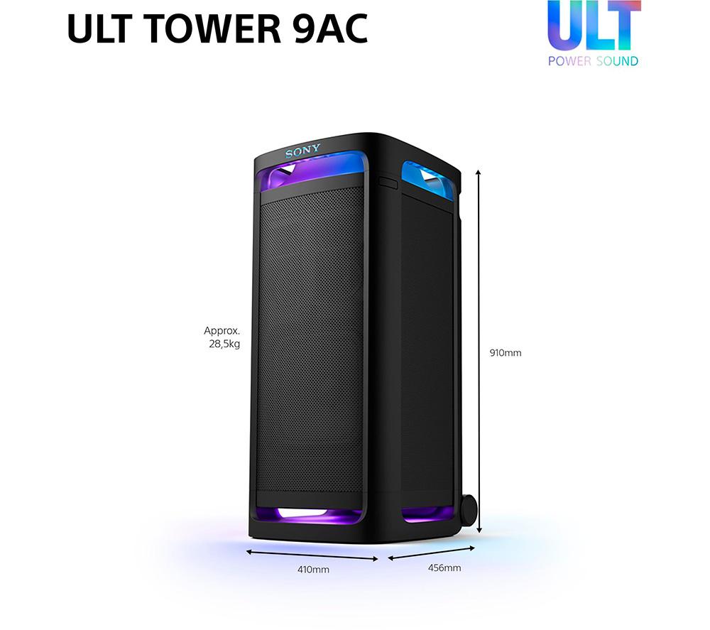 SONY ULT Tower 9AC Bluetooth Party Speaker - Black