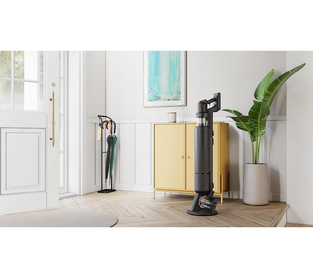 Aspiradora sin cable SAMSUNG Bespoke AI Jet Ultra Max con potencia de succión de 400W VS90F40DEK/EU y limpieza con IA - Negro Satinado