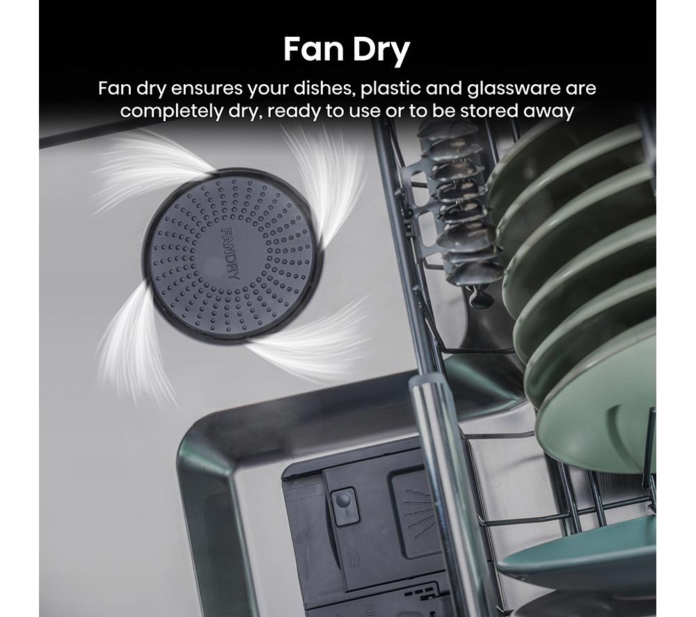 Lavavajillas totalmente integrado de tamaño completo Hisense UV Clean HV693A60UVADUK con WiFi