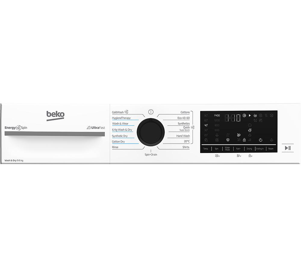 BEKO Pro BM5D59645UW Lavadora secadora de 9 kg - Blanco