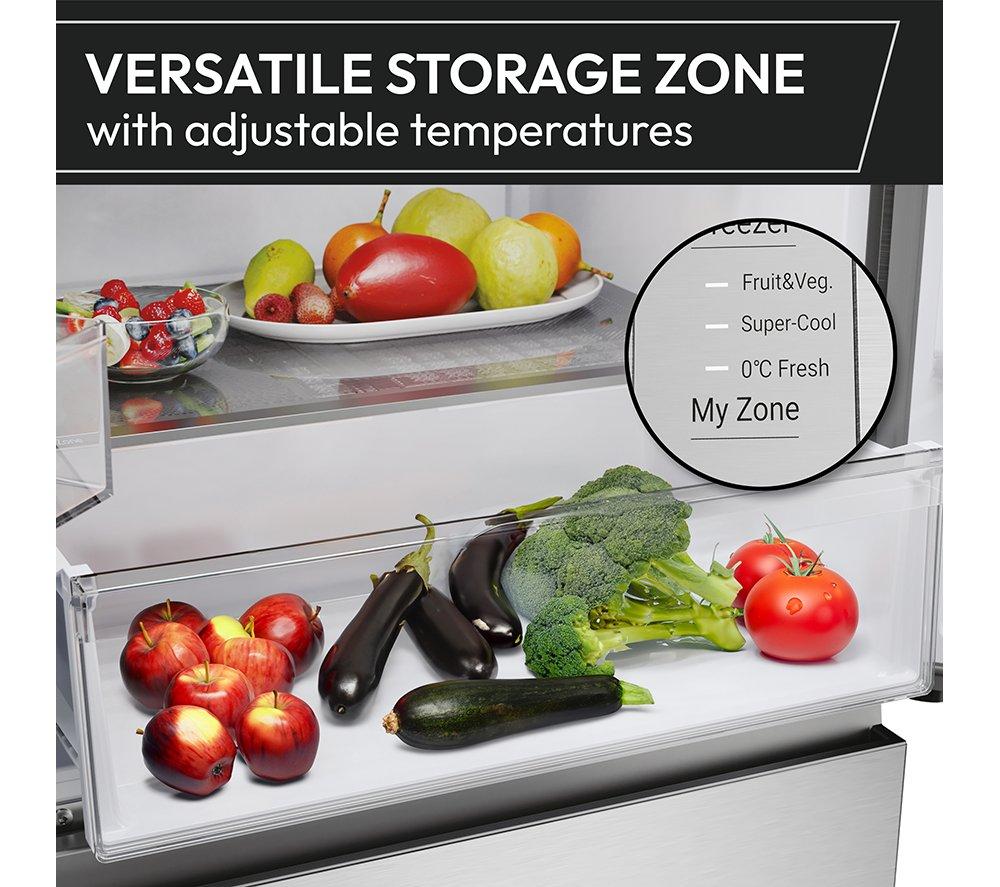 Frigorífico combi HOOVER H-FRIDGE 700 HONFQ2T718EXK - Acero inoxidable