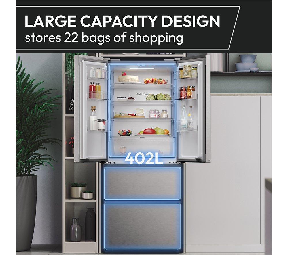 Frigorífico combi HOOVER H-FRIDGE 700 HONFQ2T718EXK - Acero inoxidable