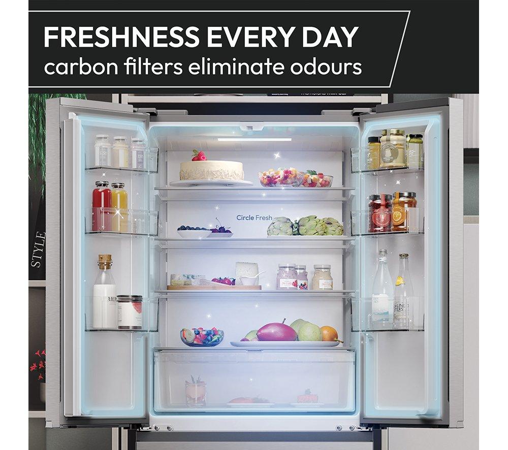 Frigorífico combi HOOVER H-FRIDGE 700 HONFQ2T718EXK - Acero inoxidable