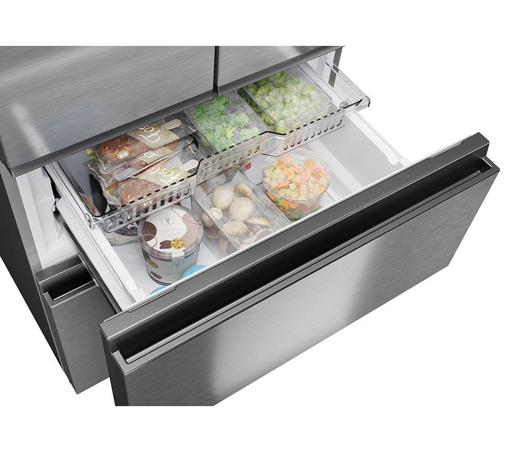 Frigorífico combi HOOVER H-FRIDGE 700 HONFQ2T718EXK - Acero inoxidable