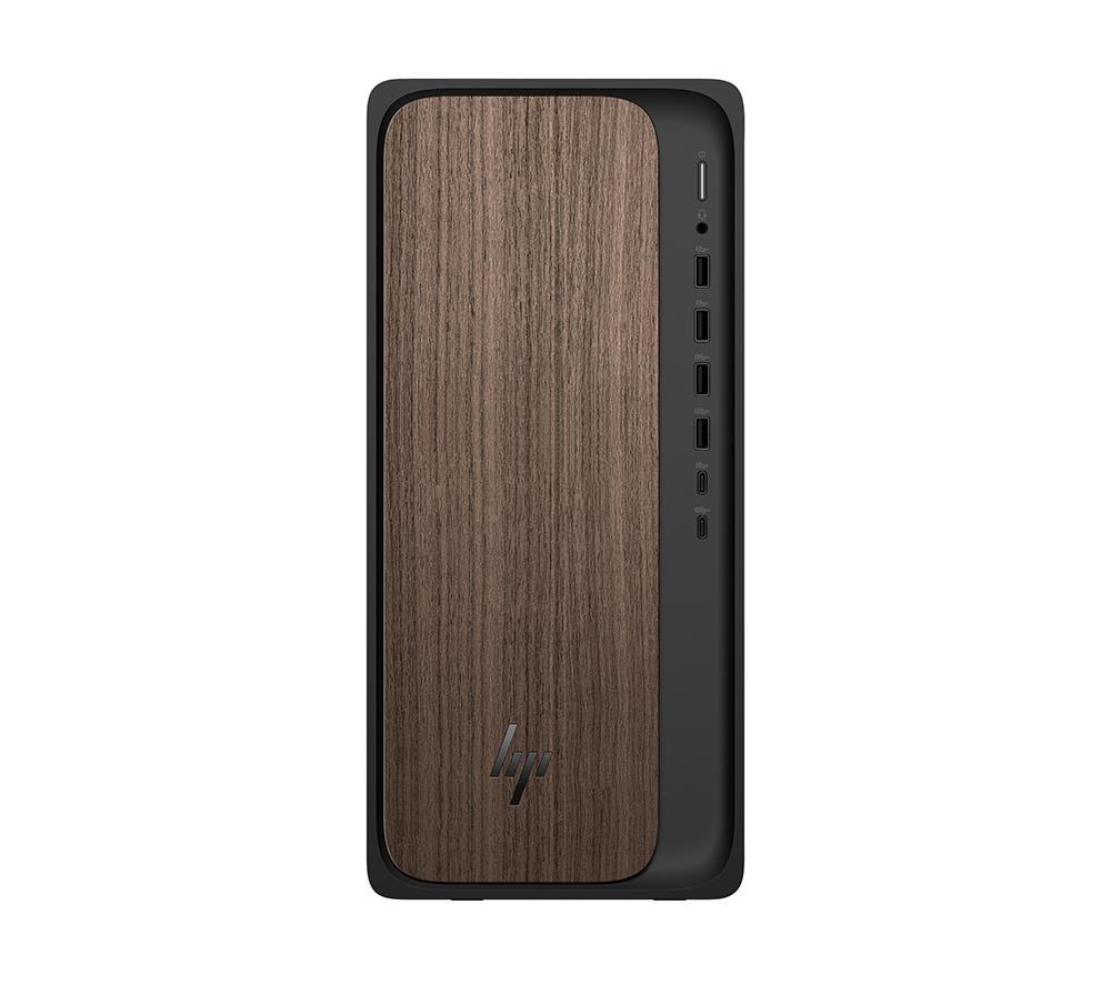 HP OmniDesk M03-0000na AI Desktop PC - Intel® Core™ Ultra 7, 1 TB SSD, Dark Wood