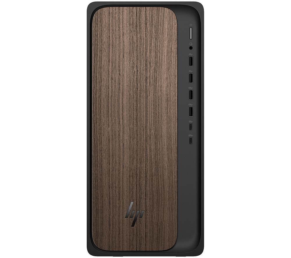 HP OmniDesk M03-0000na AI Desktop PC - Intel® Core™ Ultra 7, 1 TB SSD, Dark Wood