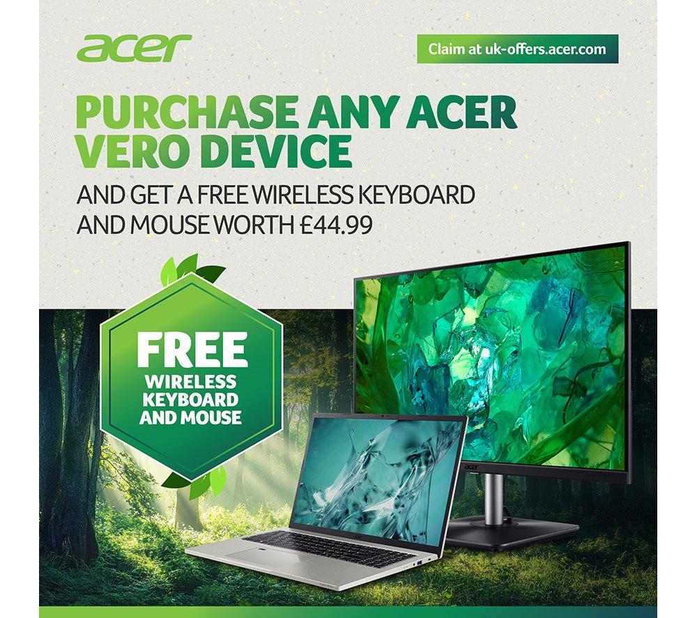 ACER Aspire Vero 16" Laptop - Intel® Core™ Ultra 7, 1 TB SSD, Grey