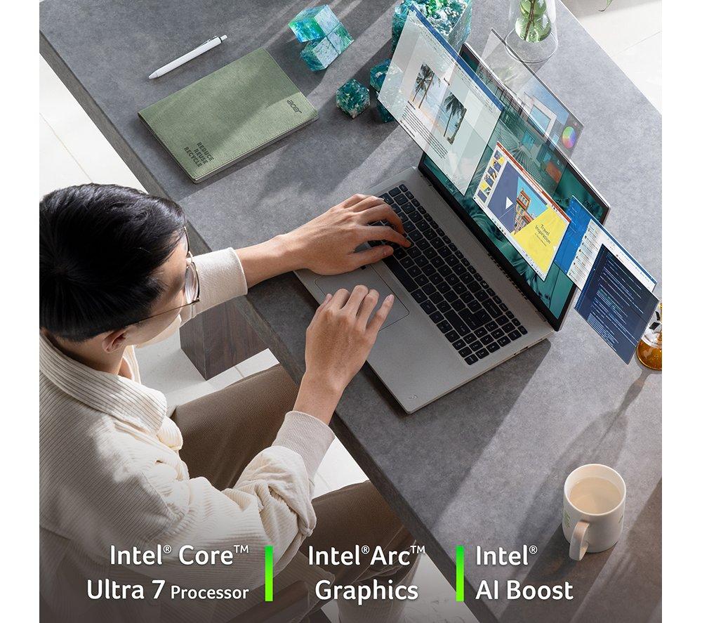 Portátil ACER Aspire Vero de 16" - Intel® Core™ Ultra 7, 1 TB SSD, gris