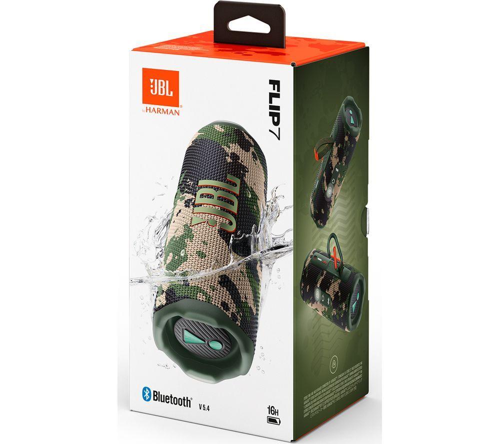 JBL Flip 7 Portable Bluetooth Speaker - Squad